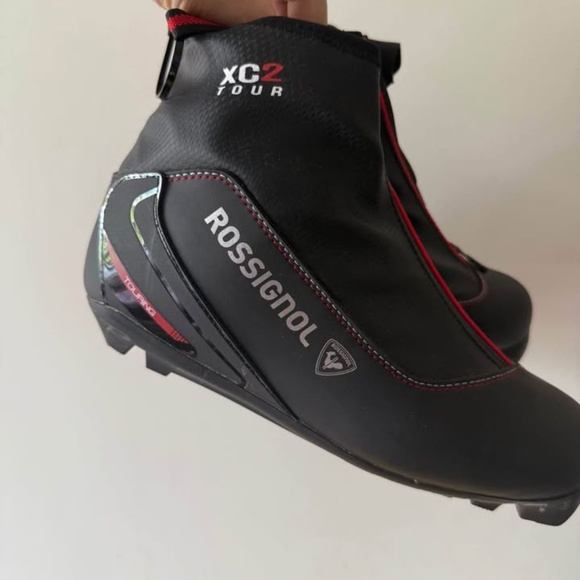 NWOT-ROSSIGNOL WOMEN NORDIC TOURING BOOTS XC 2 FW-Red - Picture 2 of 5